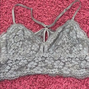 grey bralette